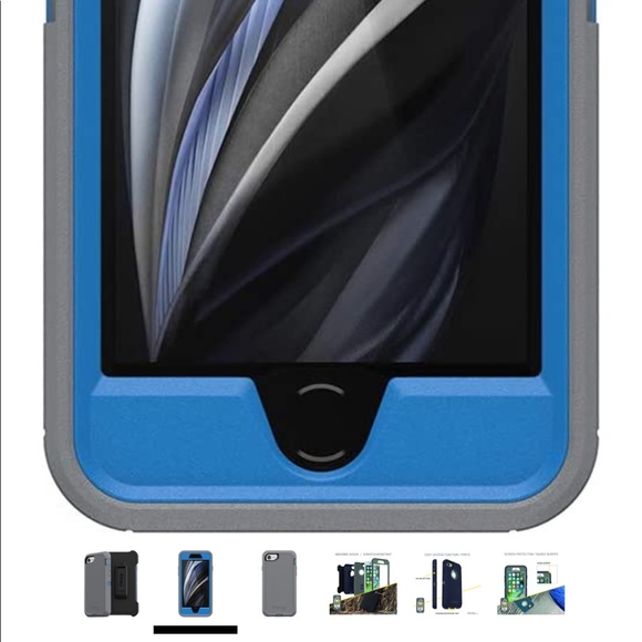 iPhone 7 OTTER BOX case with belt slip holder - Picture 3 of 5